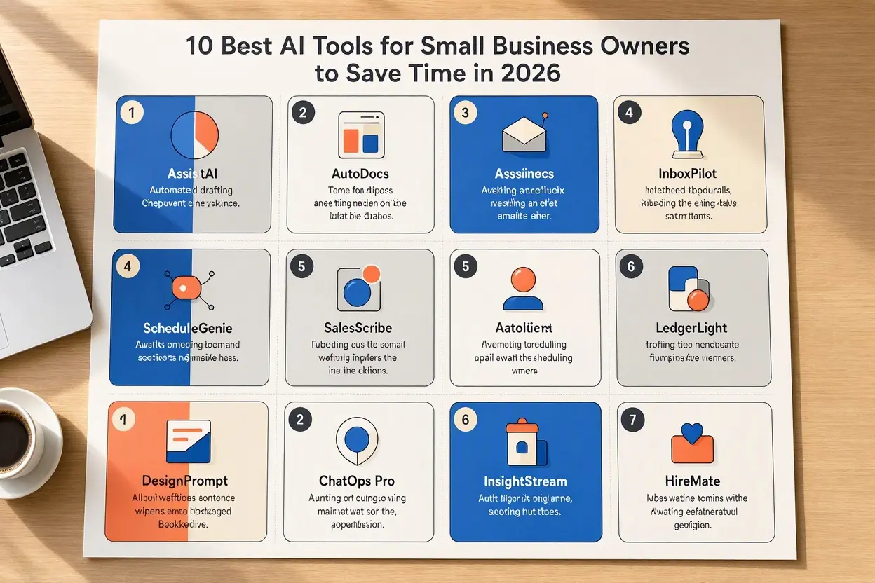 10 Best AI Tools for Small Business Owners to Save Time in 2026